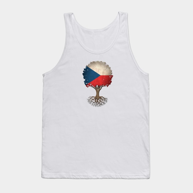 Tree of Life with Czech Flag Tank Top by jeffbartels